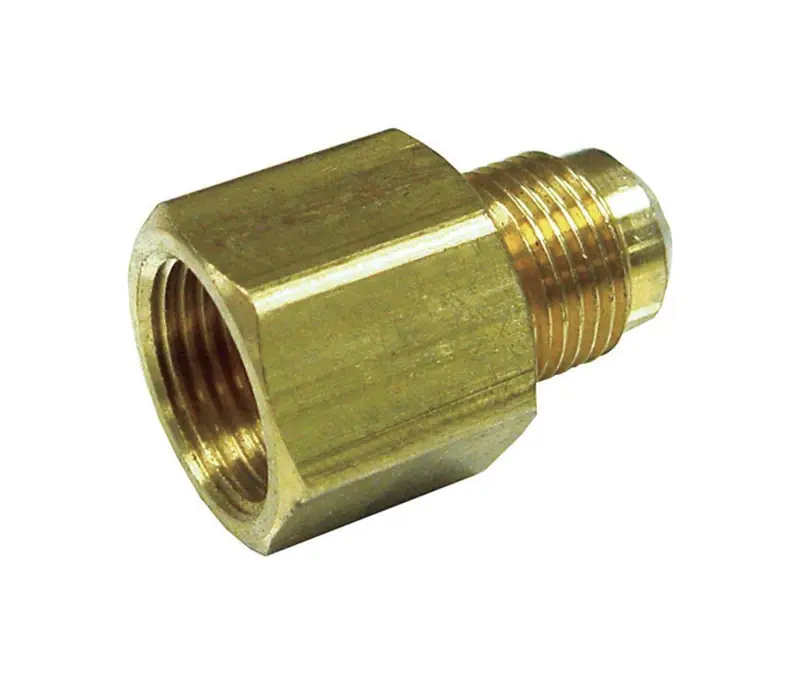 JMF Company 1/2 In. Female Flare X 5/8 In. D Male Flare Brass Reducing Adapter