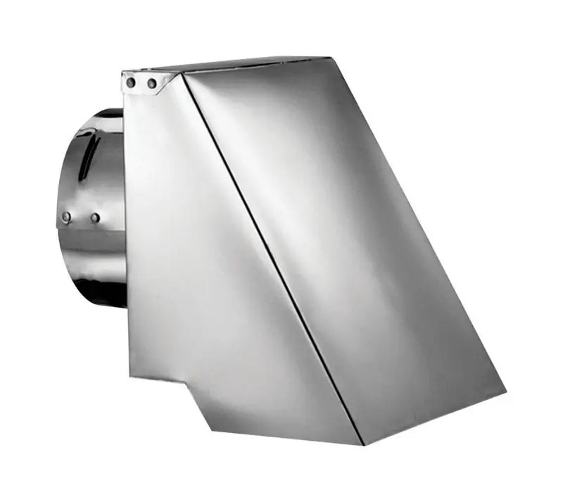 3 In. Diameter Galvanized/stainless Steel Pellet Vent Horizontal Termination Cap