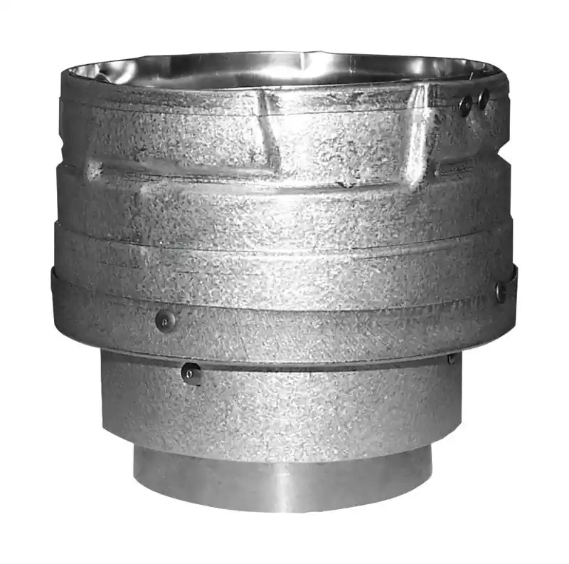 3 In. Stainless Steel Pellet Vent Appliance Pipe Adapter Model 3pvl-adr