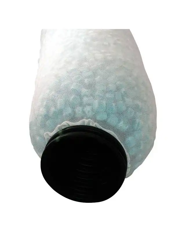 Ez-drain 4 In. Diameter X 10 Ft. Length Poly-rock Aggregate Slotted Sewer And Drain Pipe