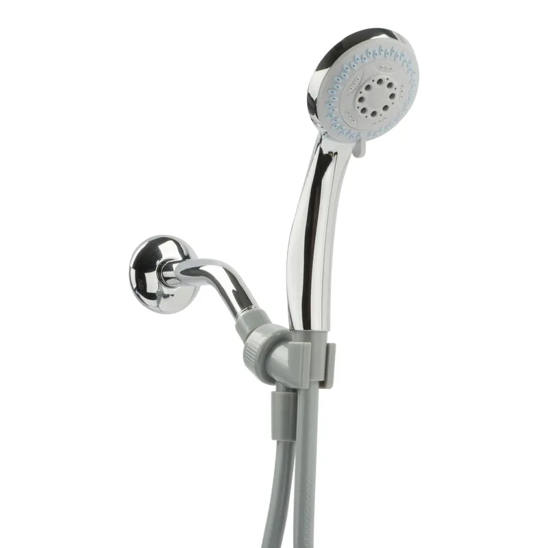 Chrome Pvc Handheld Showerhead With 3 Settings And 1.8 Gpm Flow Rate