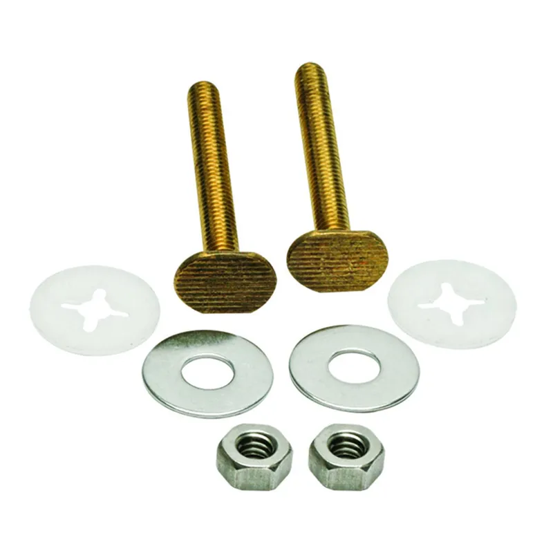 Toilet Bowl To Floor Kit, 2-Bolt