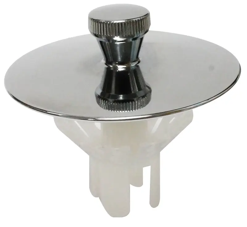 Quick-n-easy 2 In. Polished Chrome Bathtub Drain Stopper With Hair Catcher