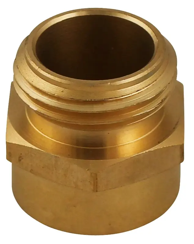 Plumb Pak Brass 3/4 In. D X 3/4 In. D Hose Adapter 1 Pk