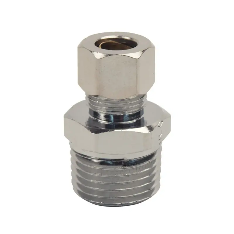 Plumb Shop 3/8 In. Compression X 1/2 In. D Mip Brass Adapter