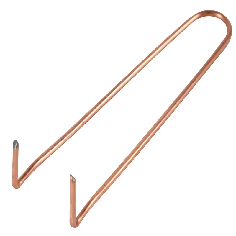 1/2 In. X 6 Ft. Copper Plated Carbon Steel Wire Pipe Hook