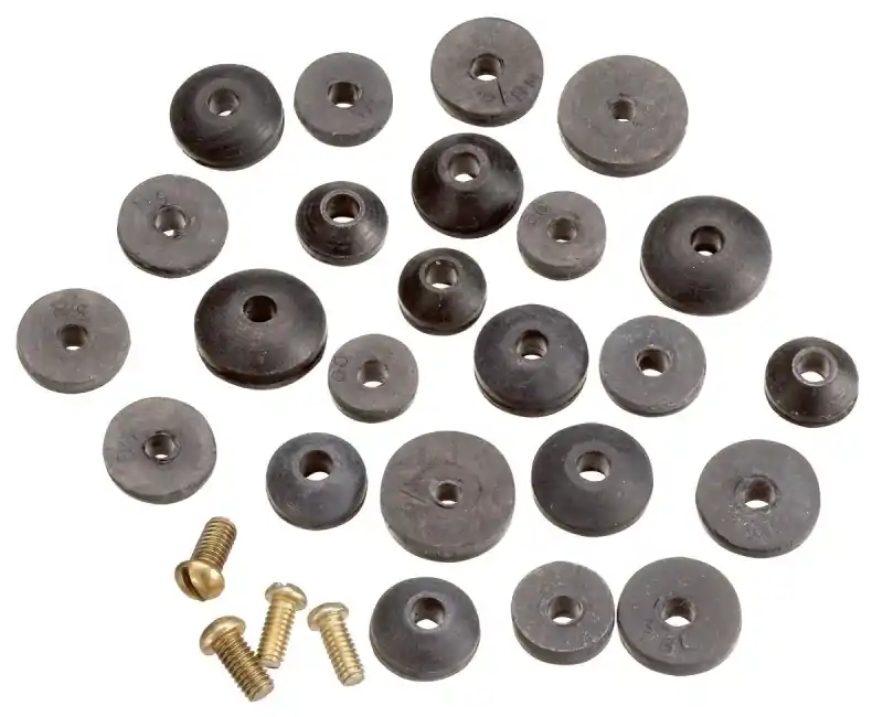 Plumb Pak Assorted In. D Rubber Beveled Faucet Washer 24 Pk