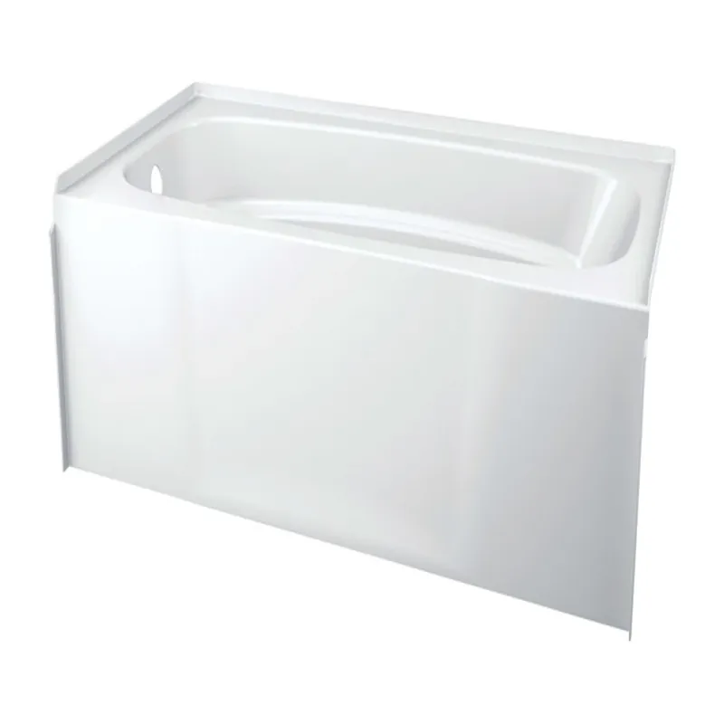 Hycroft 60 In. L X 30 In. W Left Drain Bathtub In White