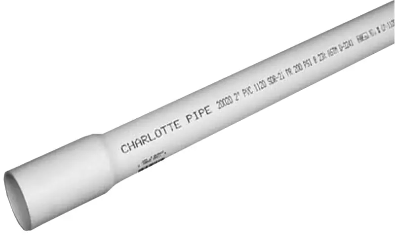 Pvc Pipe Sdr21 2 Inch Diameter X 20 Feet Length