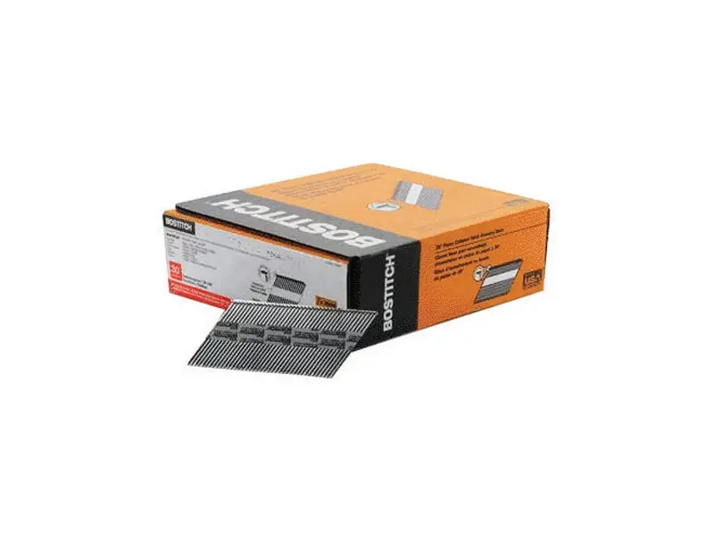 Bostitch 3-1/2 In. L X 11 Ga. Angled Strip Galvanized Nails 33 Deg 2,000 Pk