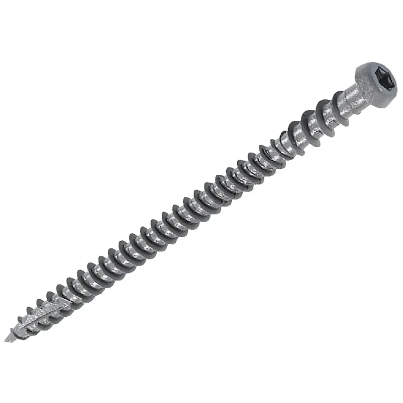 Trapease 3, 10 X 2-1/2 In. Gray Composite Deck Screw, 1050 Count Pail
