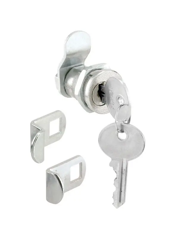 Prime-line S 4139 Chrome Steel Mailbox Lock With 3 Cams And 5 Pins