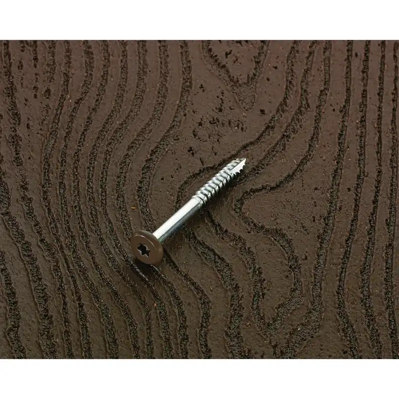 Starborn Deckfast No. 9 X 1-7/8 In. L Chocolate Star Pan Head Fascia Screws 100 Pk