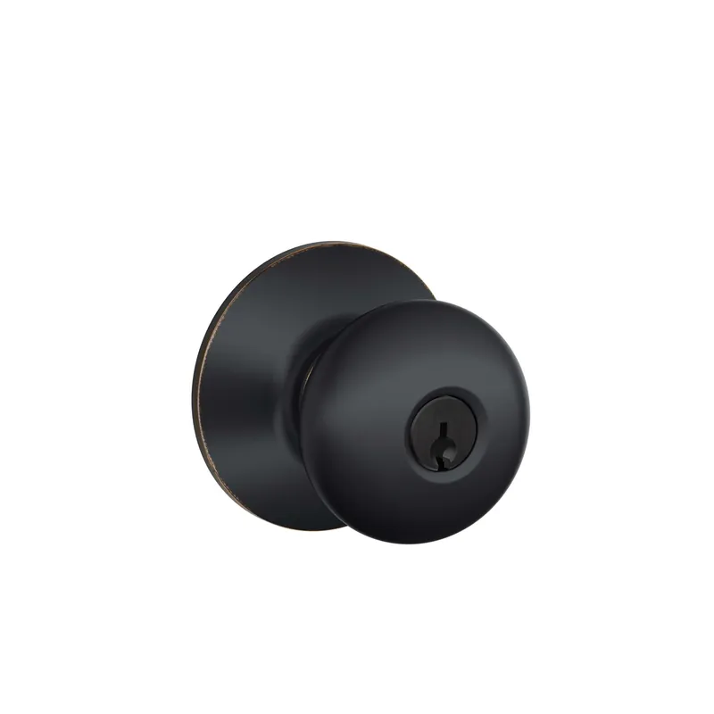 Plymouth Aged Bronze Entry Knobs F51ply716k4d 1-3/4 In. Ansi Grade 2