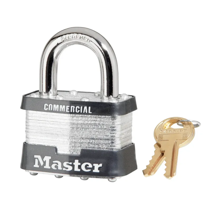 Master Lock 2 In. W Steel Pin Tumbler Exterior Padlock