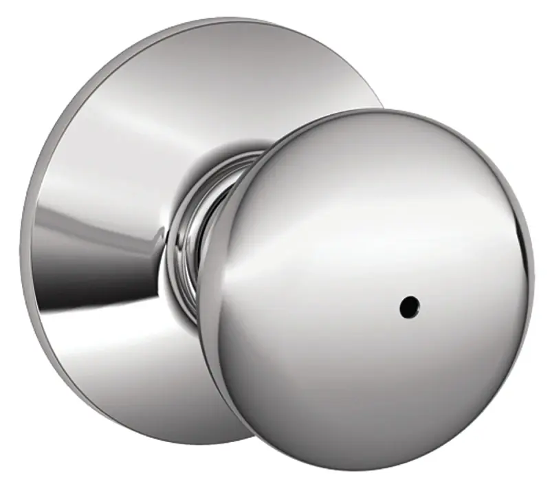 Plymouth Bright Chrome Privacy Knob F40ply625 Right Or Left Handed
