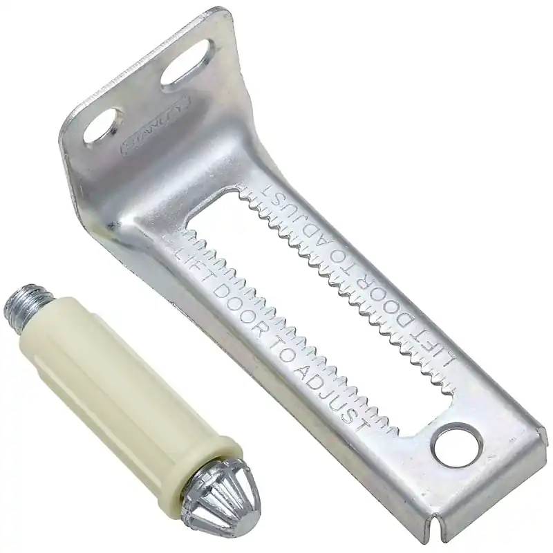 National Hardware Zinc-Plated Silver Plastic/Steel Folding Door Bottom Pivots 1 Pk