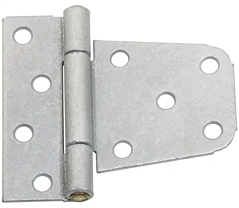 National Hardware 3.5 In. L Galvanized Silver Steel Extra Heavy Gate Hinge 2 Pk