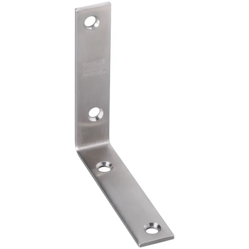 National Hardware 4 In. H X 7/8 In. W Stainless Steel Inside Corner Brace
