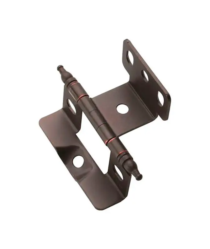 Amerock 1-5/8 In. W X 2-7/8 In. L Oil Rubbed Bronze Steel Cabinet Hinge 1 Pk