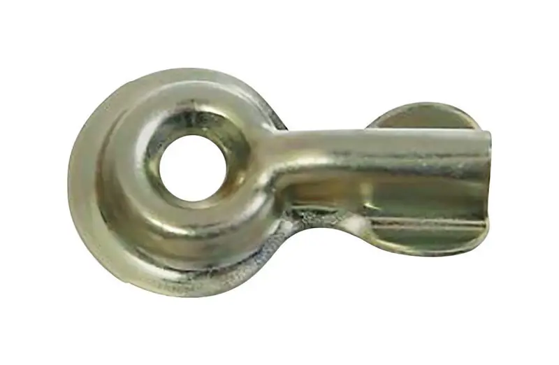 National Hardware Zinc-Plated Gray Steel Half Turn Button 1-1/4 In. L X 1.25 In. H 4 Pk