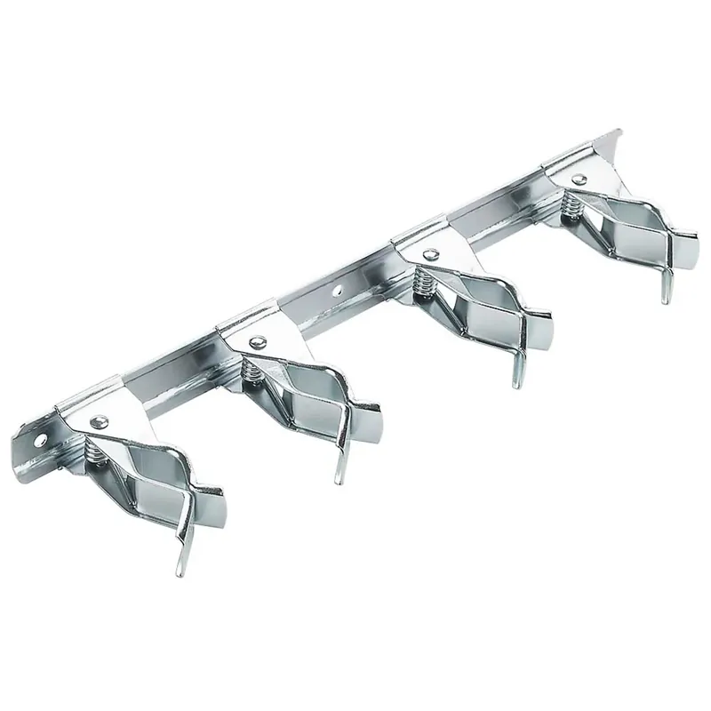 National Hardware 11 In. L Zinc-Plated Silver Steel Medium Tool Storage Grip Clamp Organizer 10 Lb.