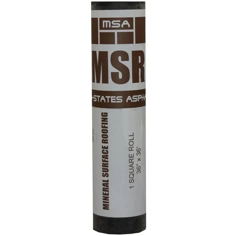 36 In. X 36 Ft. Black Asphalt Coated Fiberglass Roofing Membrane