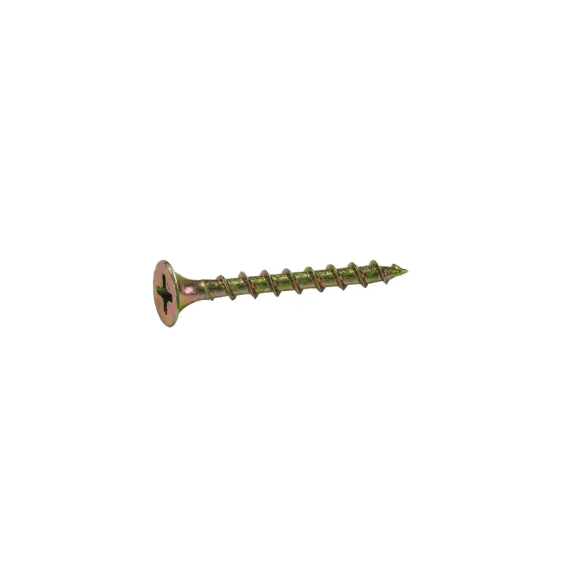 No. 6 X 1-1/4 In. L Phillips Zinc-plated Wood Screws - 25 Lb Bucket