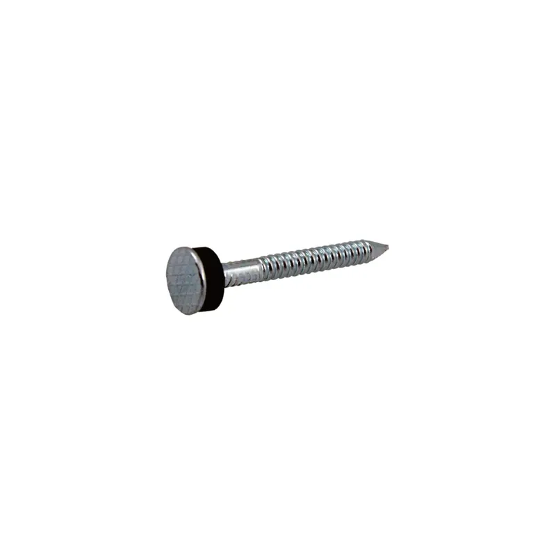 2-1/2 In. Electro-galvanized Steel Roofing Nails Flat Head 50 Lb Box