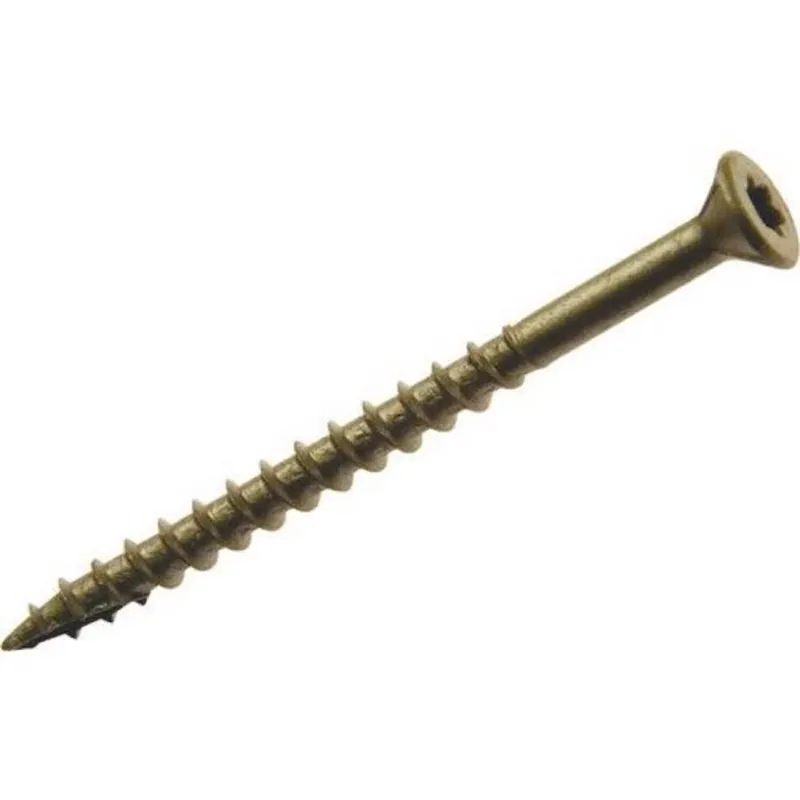 10 X 3-1/2 In. Gold Star Wood Deck Screw 25 Lb Pail