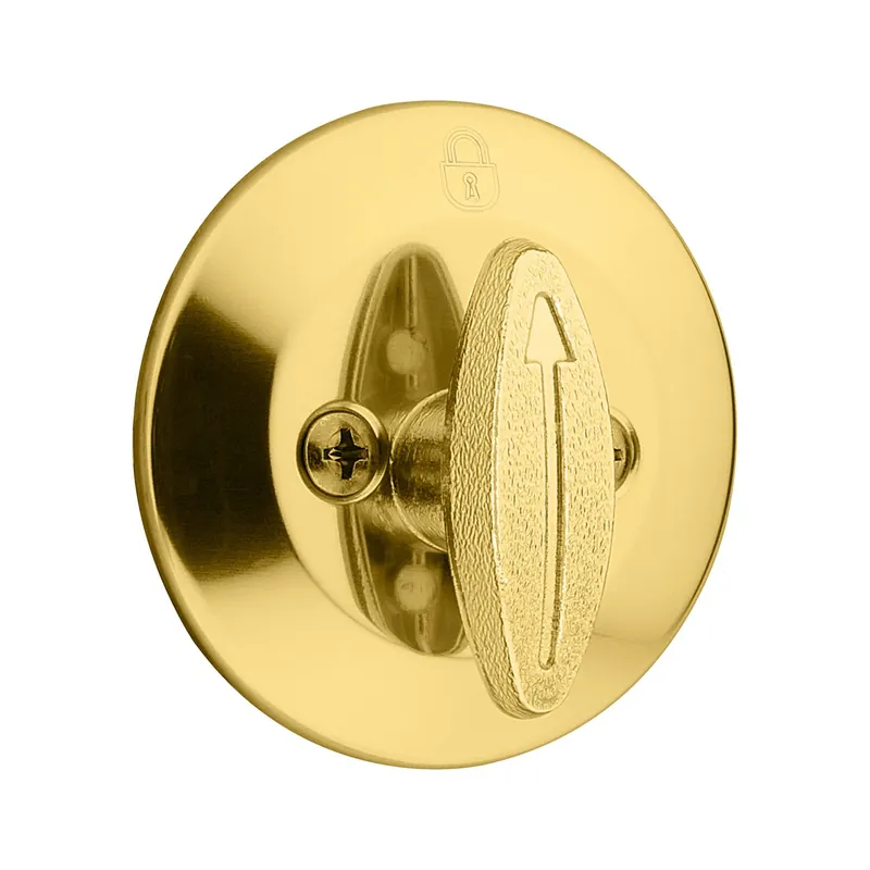 Security Brass One-Sided Deadbolt