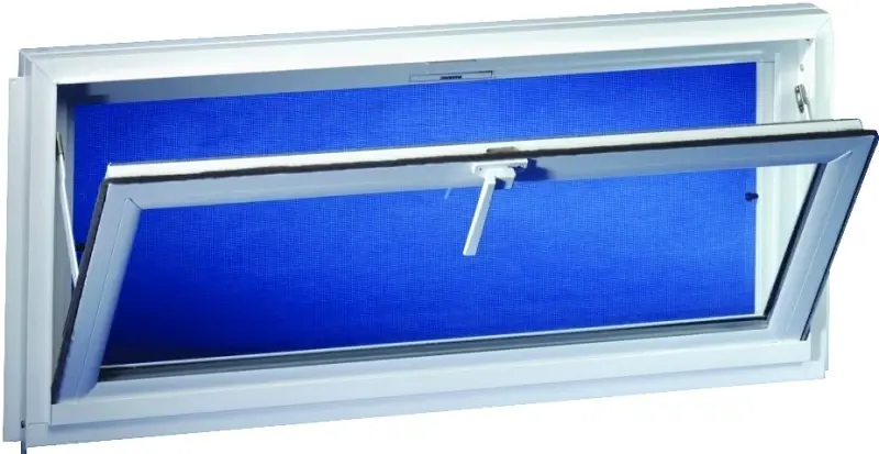 Duo-Corp Competitor White Glass/Vinyl Window 31.875 In. L X 23.5 In. H 1 Pk