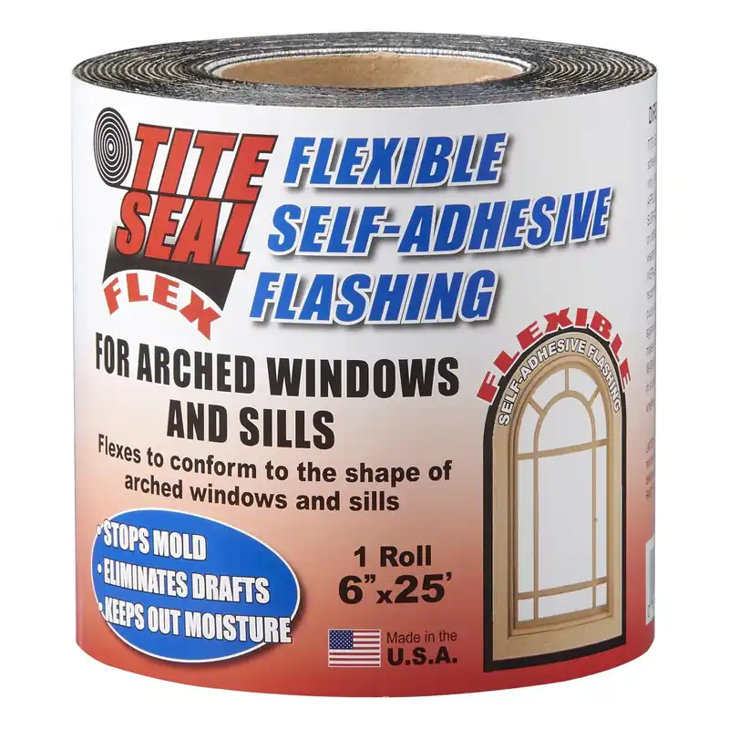 Tite Seal Window & Door Flashing, Flexible, Self-Adhesive, Waterproof, 6-In. X 25-Ft.