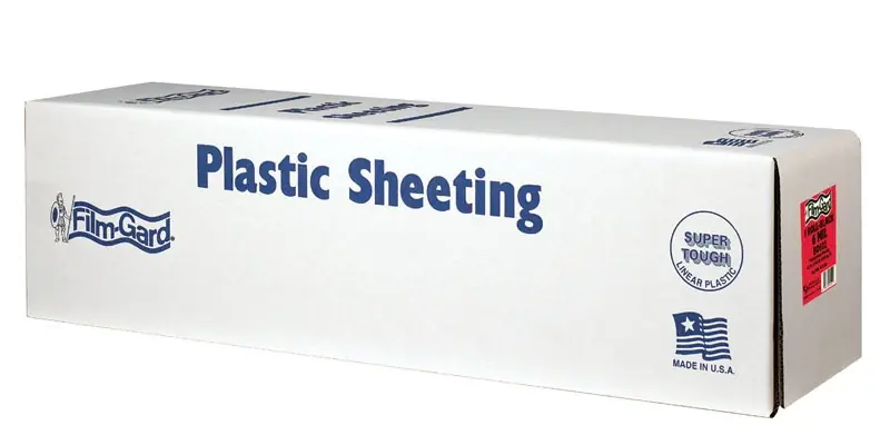 Film-Gard Plastic Sheeting 6 Mil X 32 Ft. W X 100 Ft. L Polyethylene Black 1 Pk