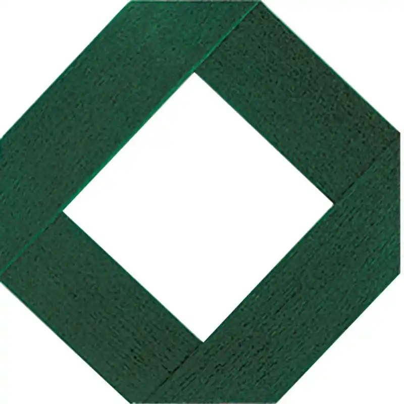 Grid Axcents 4 Ft. W X 8 Ft. L Forest Green Plastic Lattice Panel