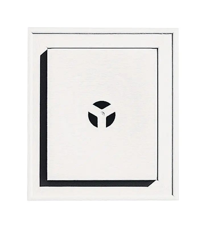 12-1/8 In. H X 1-5/8 In. L Prefinished White Vinyl Mounting Block