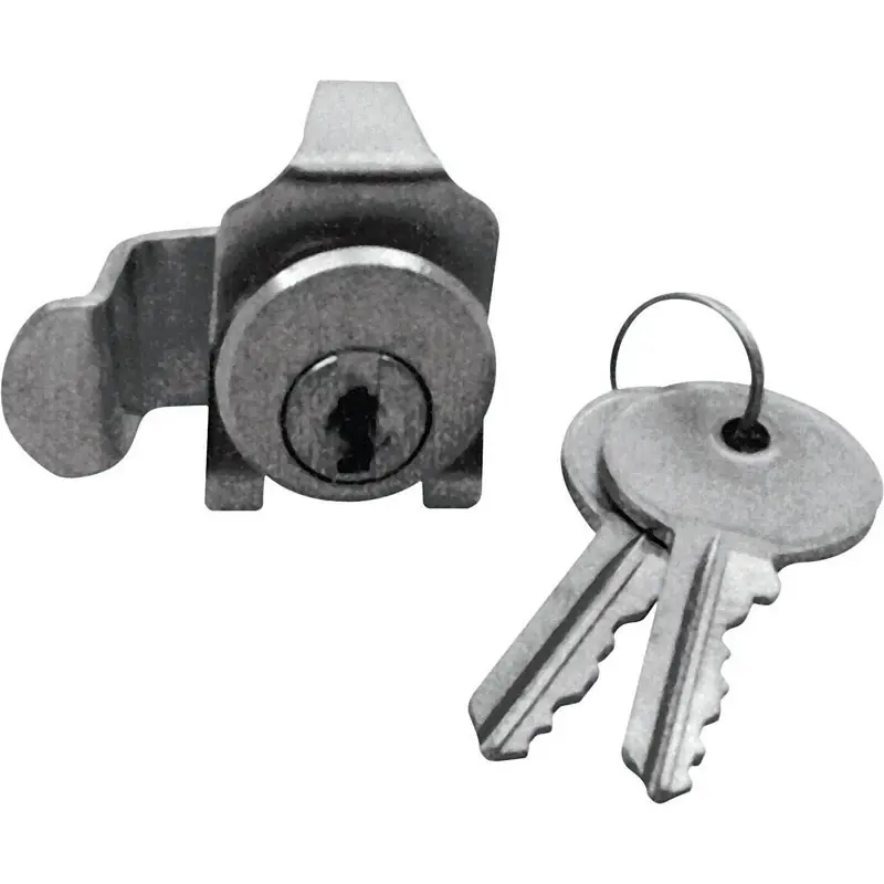 S 4128 Nickel Tumbler Mailbox Lock With 2 Keys