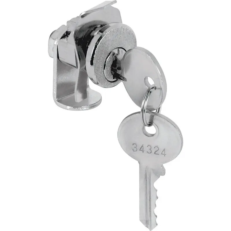 Prime-Line Brushed Nickel Steel Clockwise Mailbox Lock For Dura-Steel 2