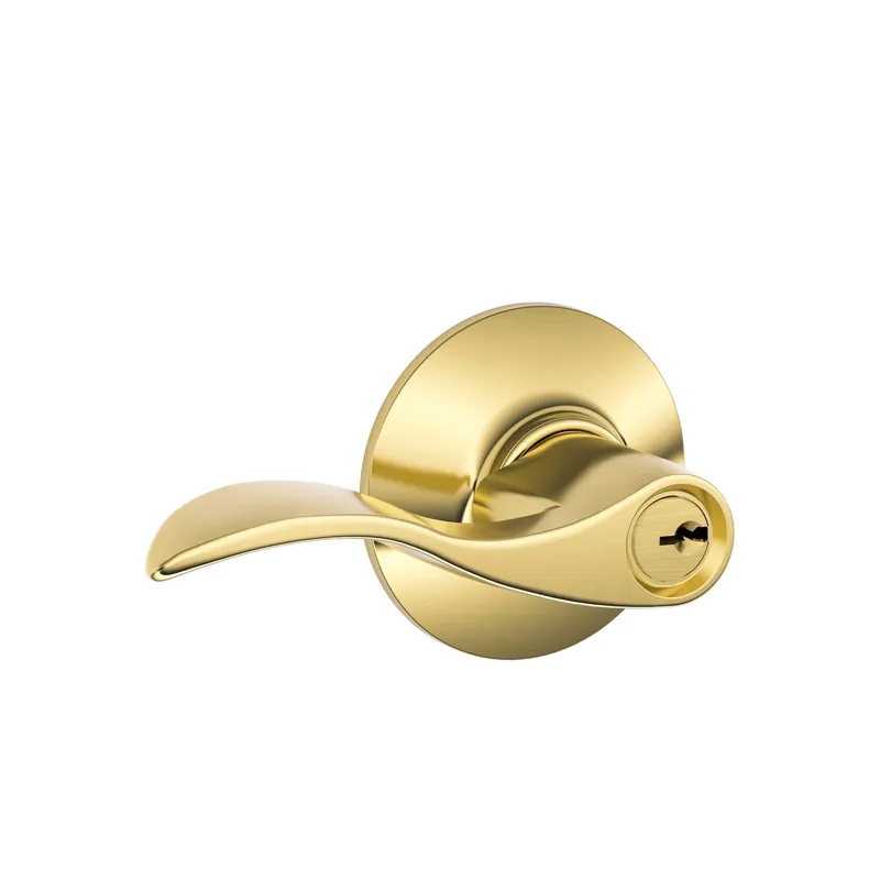 Accent Bright Brass Entry Lockset F51aacc605 For 1-3/4 In. Doors