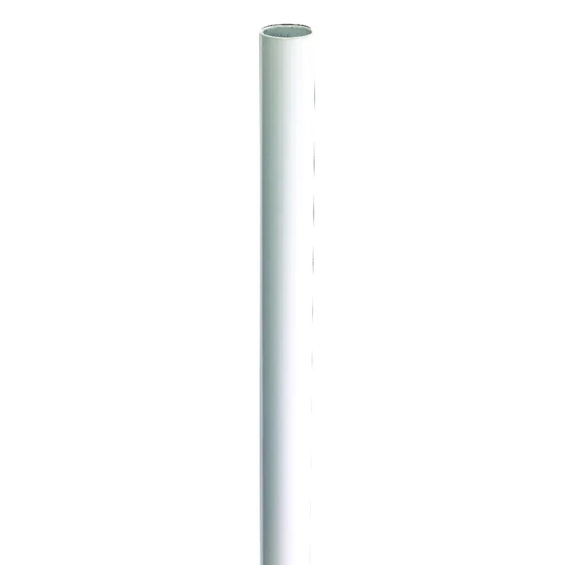 96 In. L X 1-5/16 In. D Powder Coated Stainless Steel Closet Rod