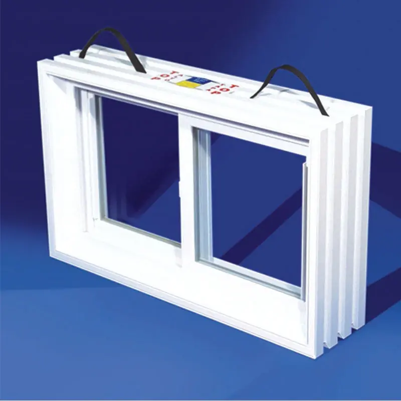 Duo-Corp PNP Slider White Glass/Vinyl Window 31.875 In. L X 20 In. H 1 Pk