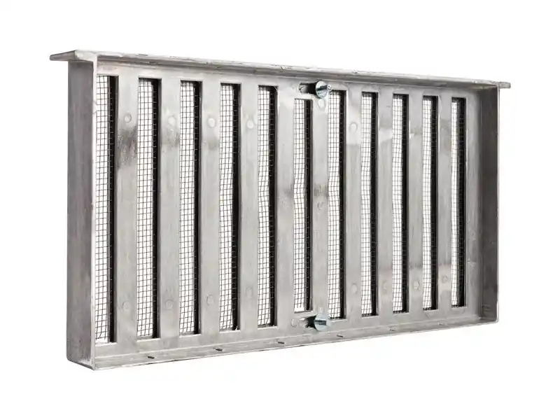 8 In. H X 16 In. W Mill Aluminum Foundation Vent With Damper