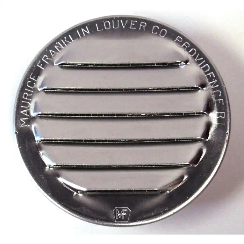 Maurice Franklin Louver 2.5 In. W X 2.5 In. L Bright Silver Aluminum Mini Louver