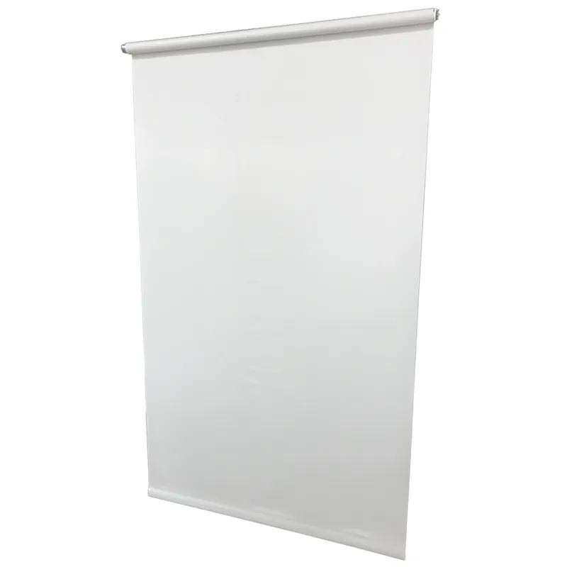 Galaxy Roller Window Shade, Room Darkening, White, 73 X 78 In.