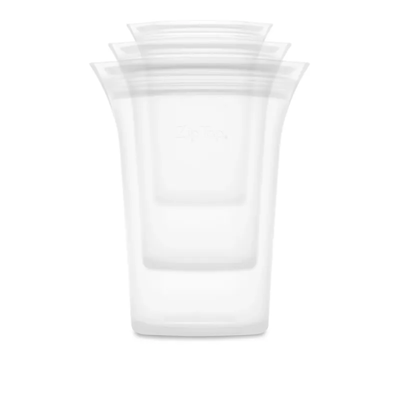 Zip Top Frost Food Storage Container Set 3 Pk