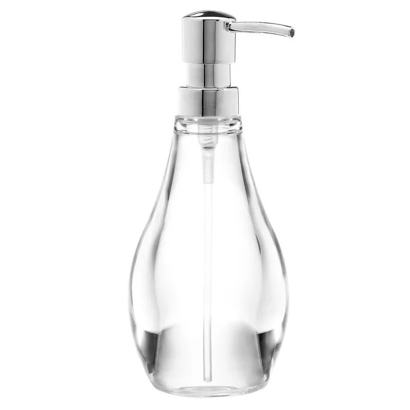 Clear Acrylic Lotion And Soap Dispenser - 9.5 Oz Capacity, Model 020163-165