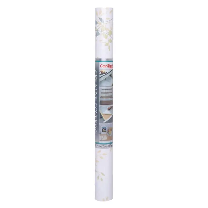 Creative Covering 16 Ft. L X 18 In. W Aspen Aloe Acanthus Floral Shelf Liner