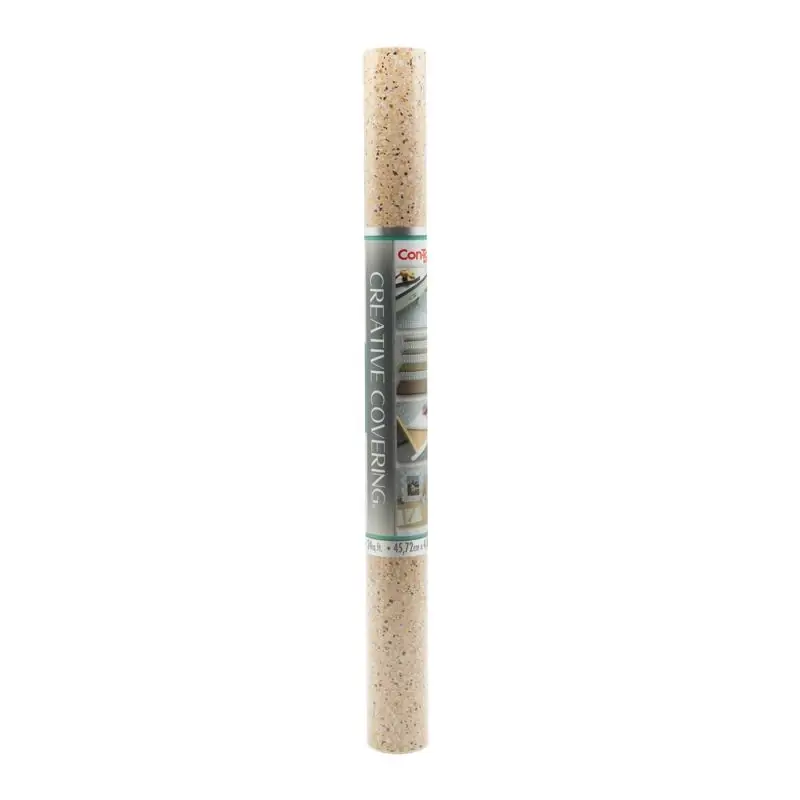 Creative Covering 16 Ft. L X 18 In. W Granite Rose Self-adhesive Shelf Liner
