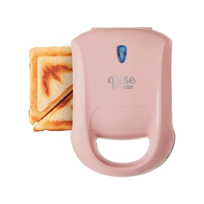 6.2 In. W Metal Nonstick Pink Sandwich Grill Model Rpm100gbrs06