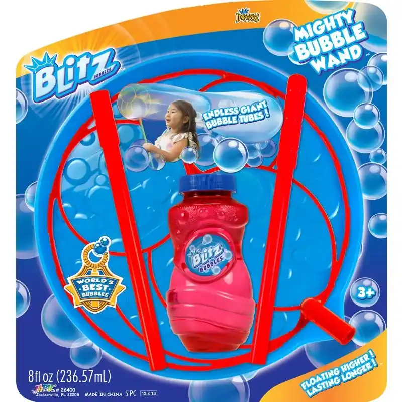 Mighty Bubble Wand Multicolored Plastic 27 In. For Ages 4+